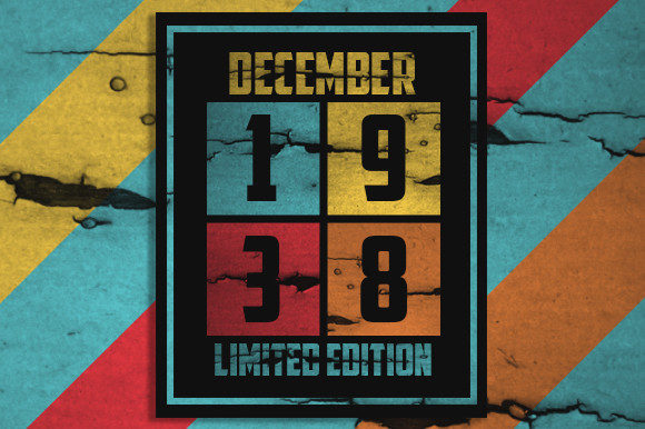 Retro December 1938 Limited Edition