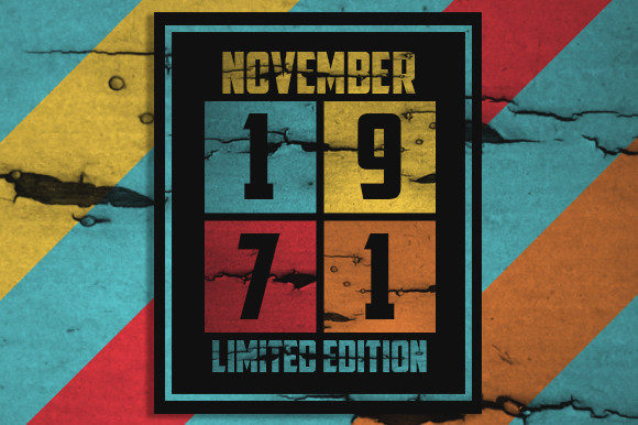 Retro November 1971 Limited Edition