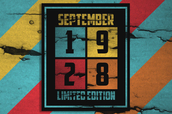 Retro September 1928 Limited Edition
